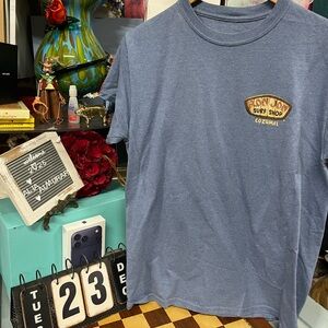 Ron Jon Surf Shop T Shirt Men med Blue Myrtle Beach South Carolina Surfboard Vtg